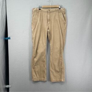 Carhartt Pants Mens 36x28.5 Brown Work Pants Relaxed Fit 10095 253 Khaki Casual